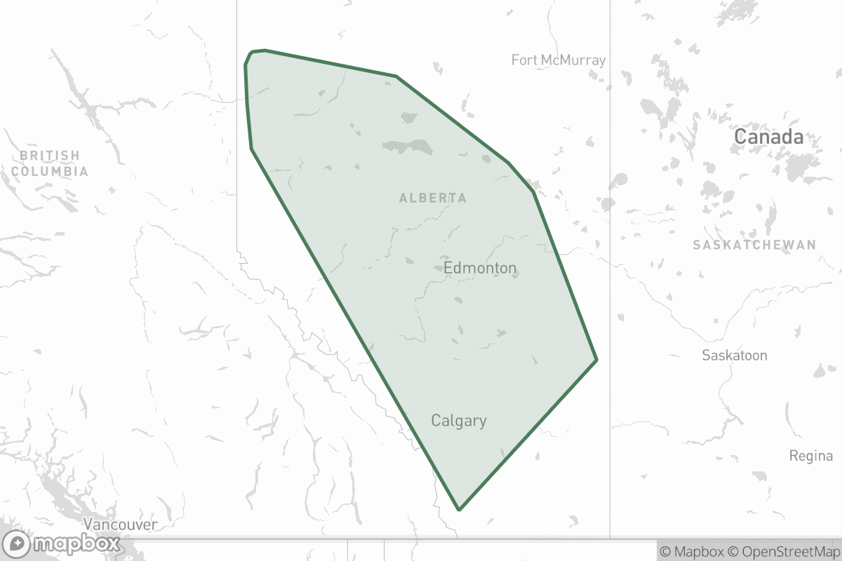 Boundary map of Ember Resources Inc.
