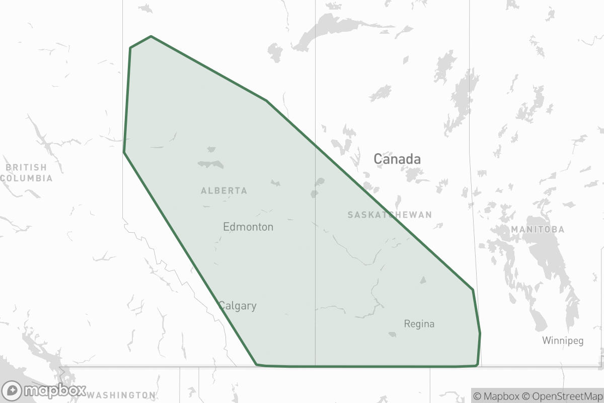 Map of Enerplus Corporation