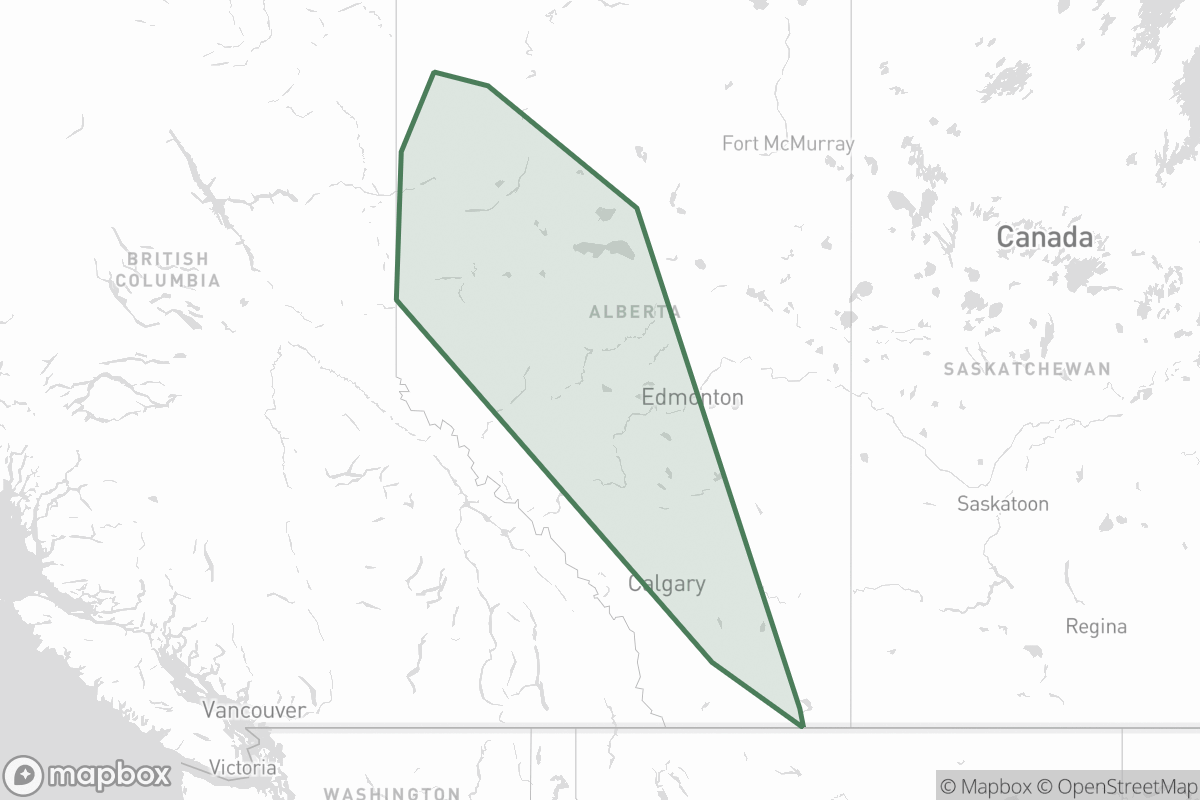 Map of Gran Tierra Canada Ltd.