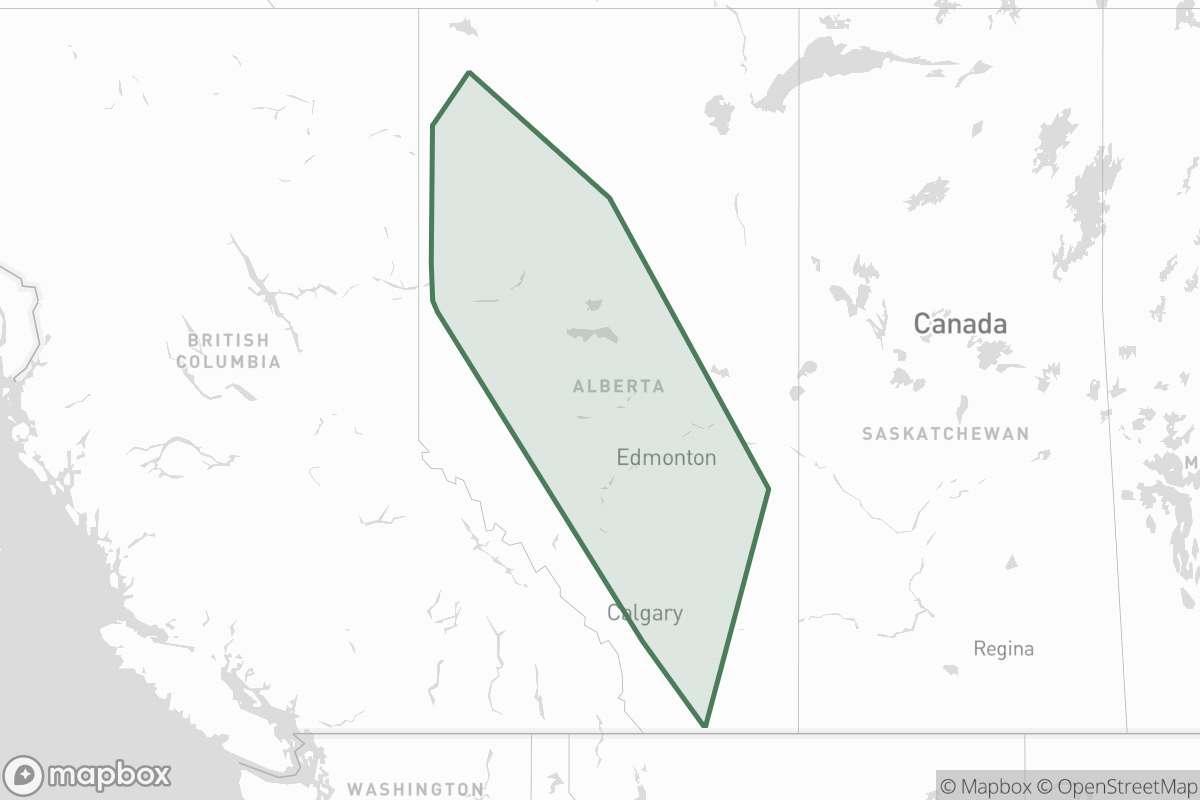 Map of Hamilton Brothers Canadian Gas Company Ltd.