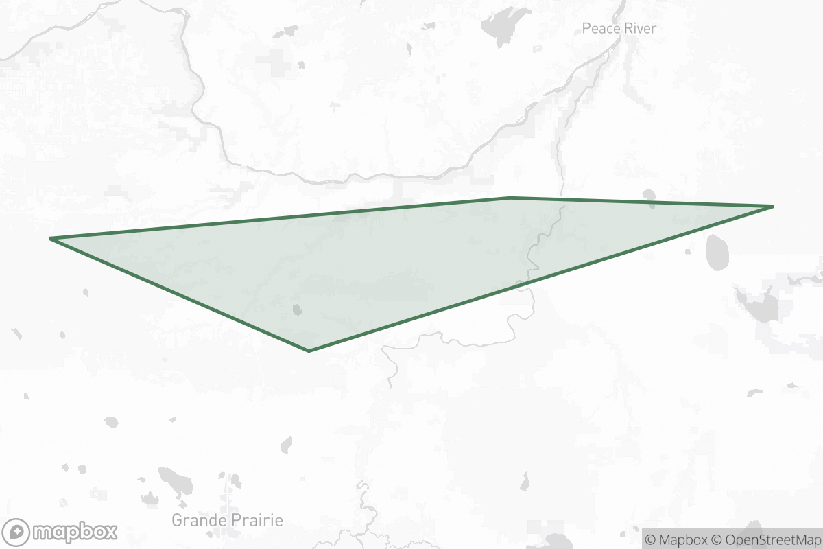 Map of Hanna Oil & Gas Company - Canada ULC
