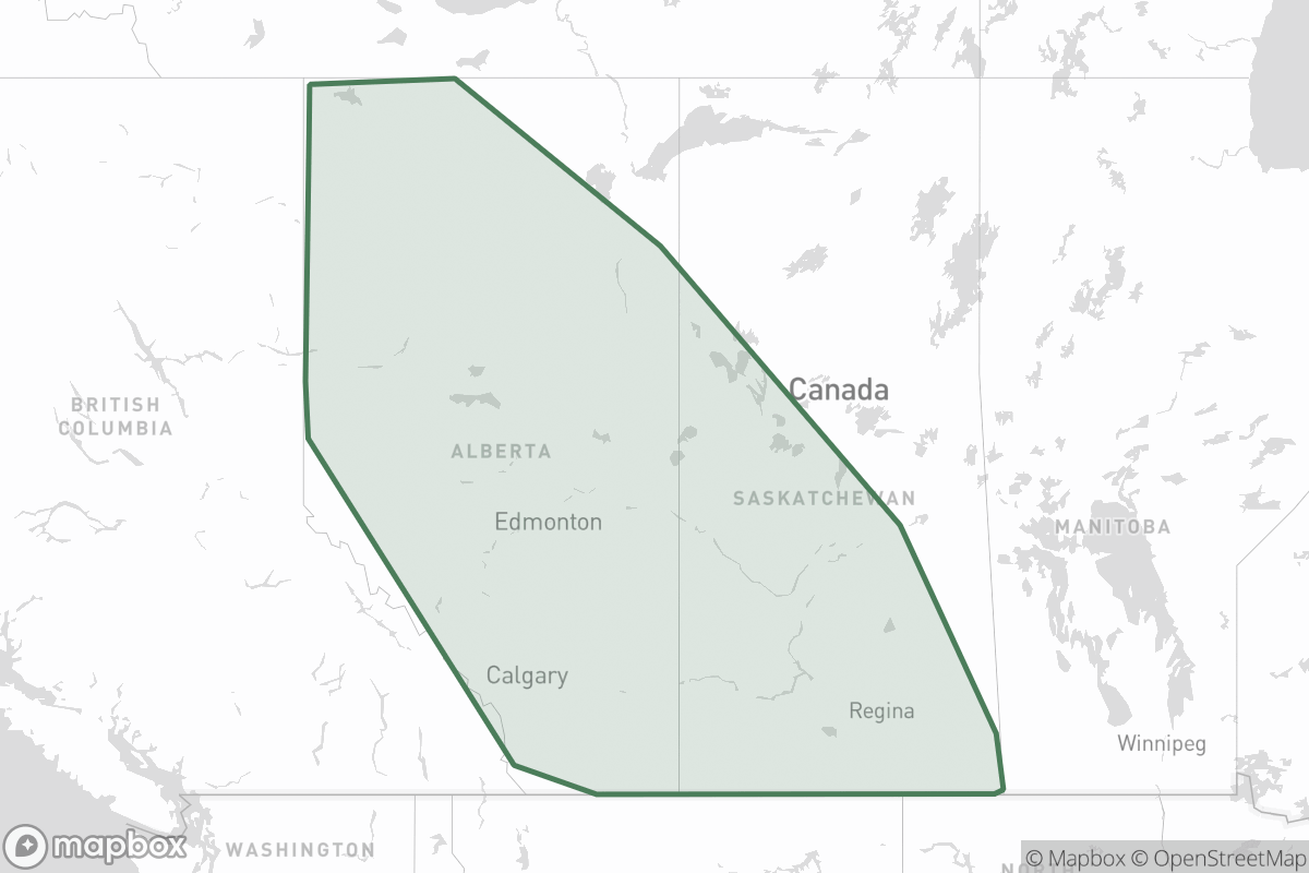Boundary map of Imperial Oil Resources Limited