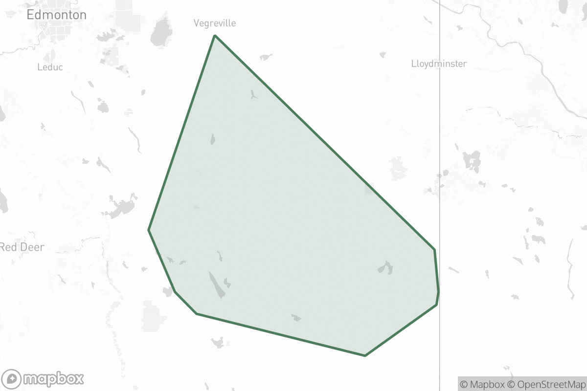 Boundary map of Karve Energy Inc.