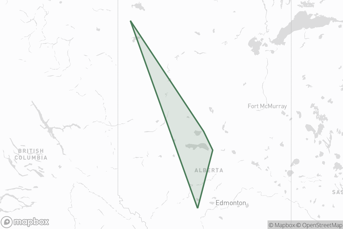 Map of KinMerc Oil & Gas Inc.