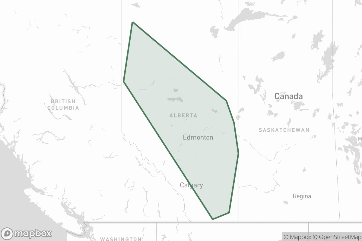 Map of Koch Exploration Canada, Ltd.
