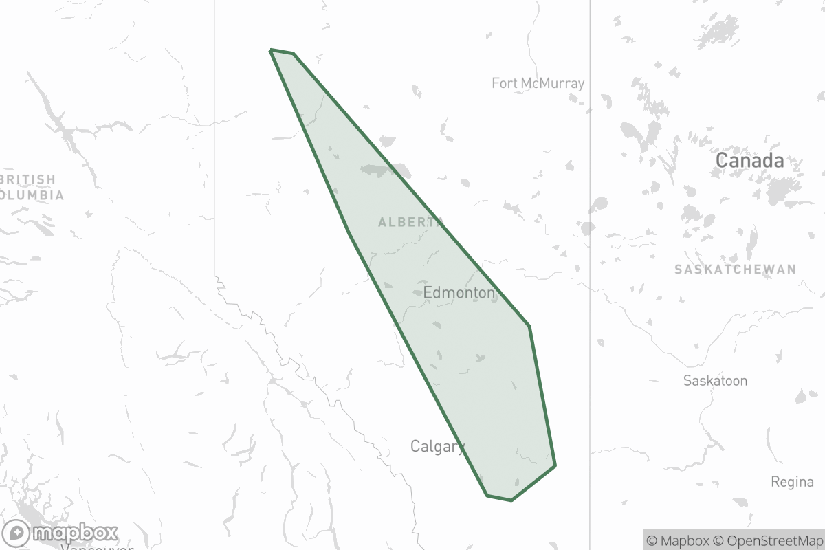 Map of Legend Energy Canada Ltd.
