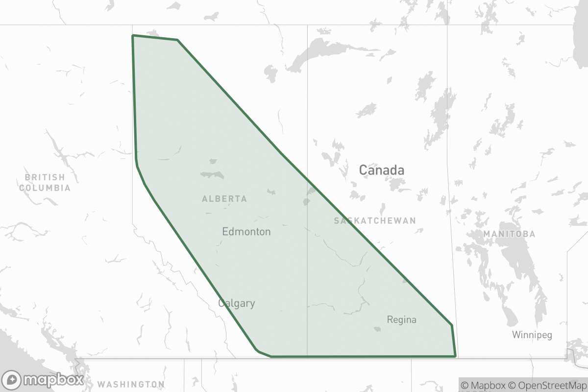 Map of Obsidian Energy Ltd.