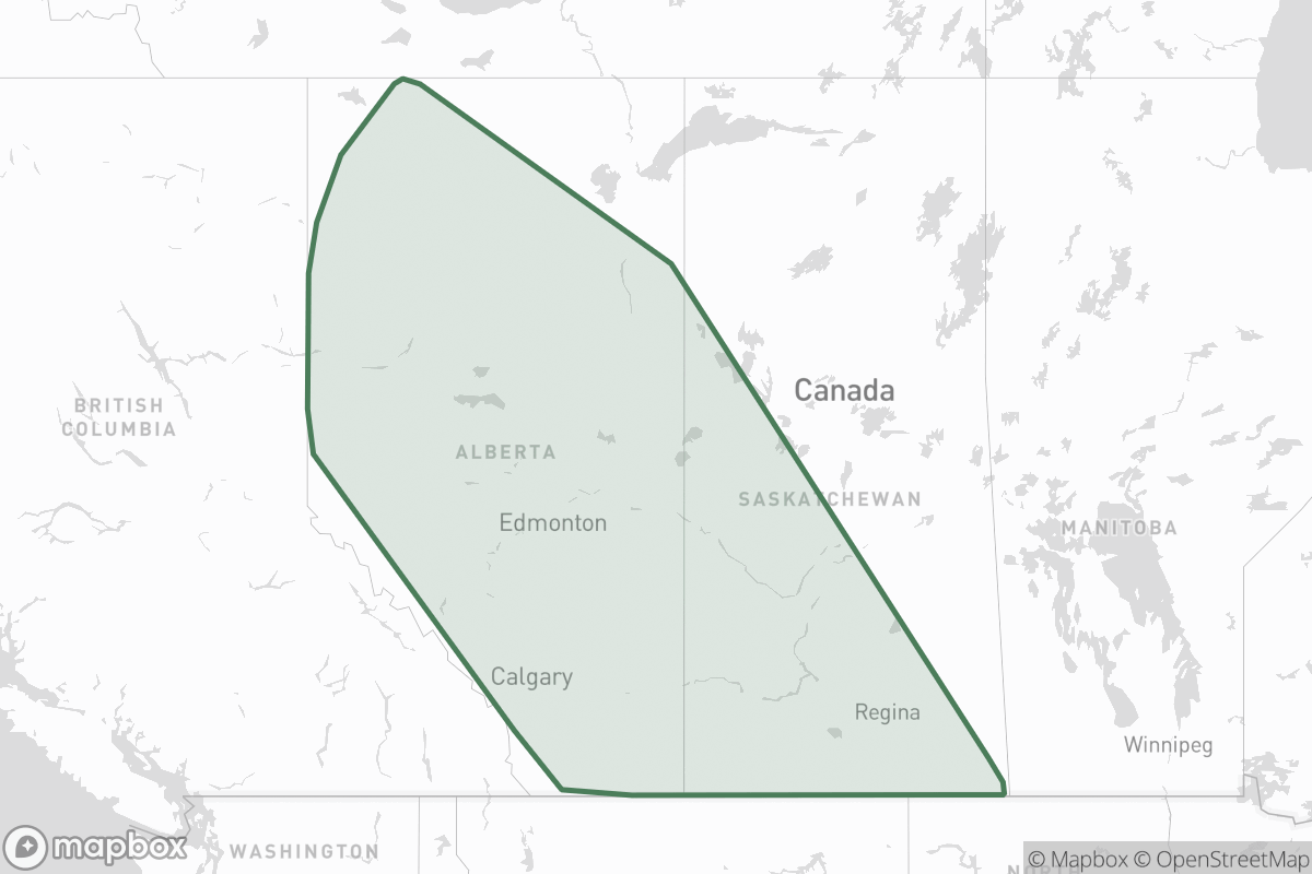 Map of Paramount Resources Ltd.