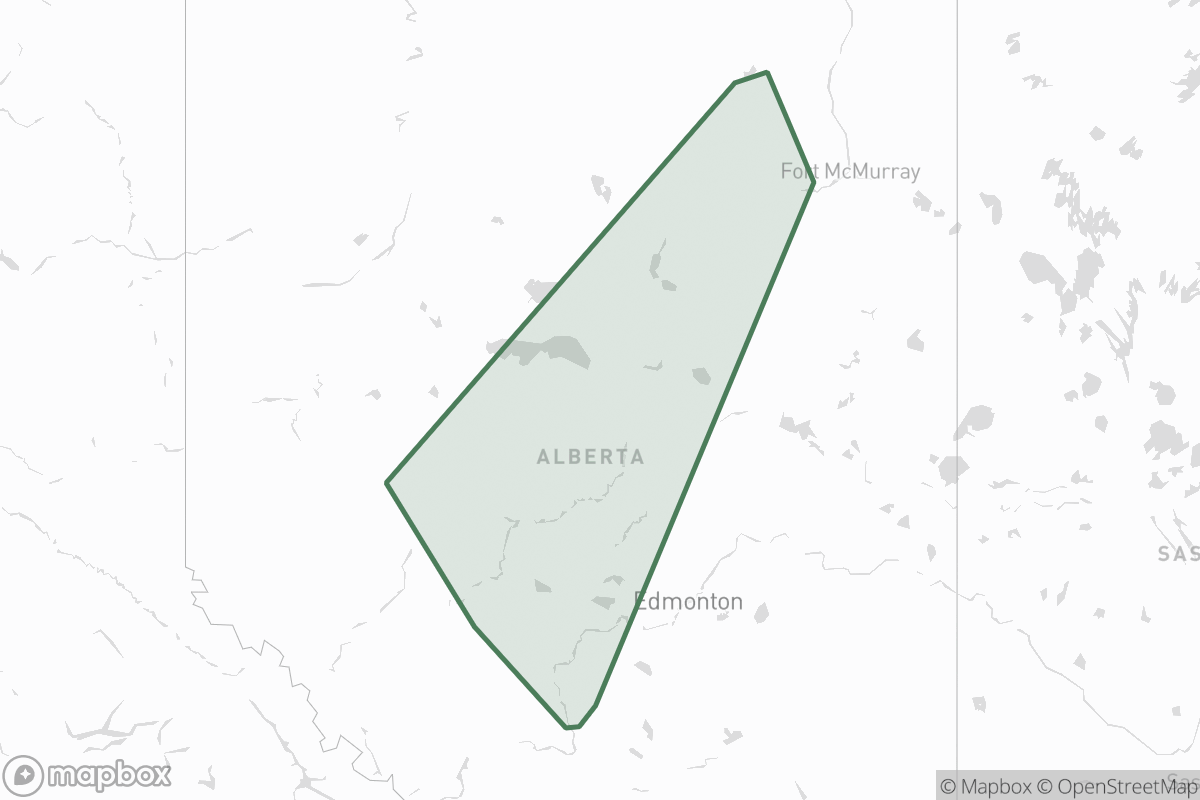 Map of PetroChina Canada Ltd.