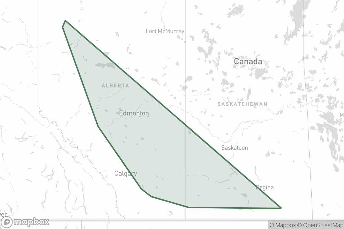 Map of Potts Petroleum Inc.