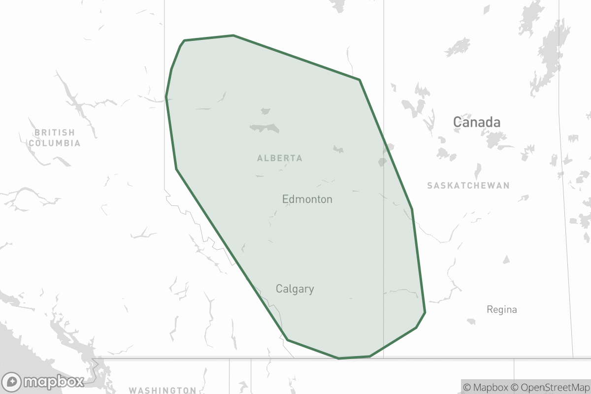 Map of Prairie Provident Resources Canada Ltd.