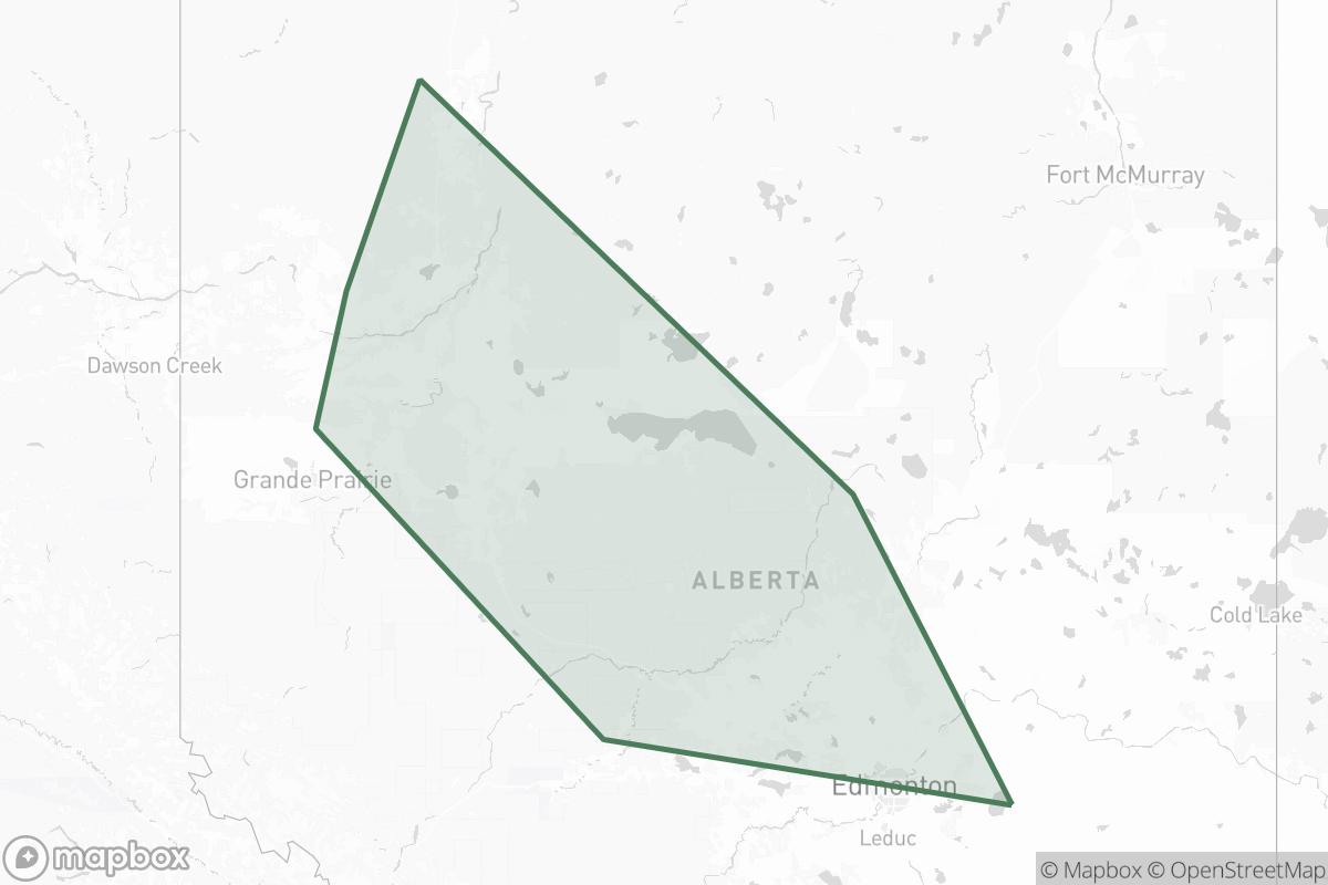 Map of Procyon Energy Corp.
