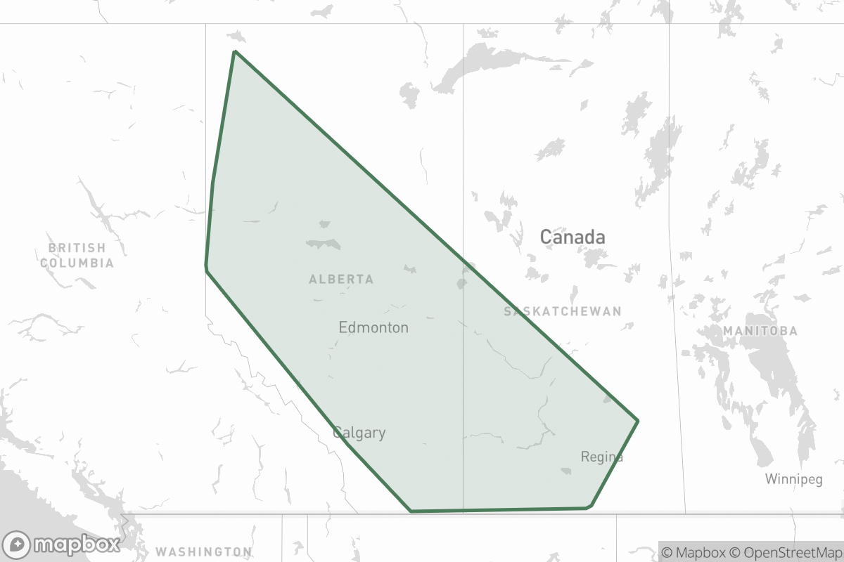 Map of Sinopec Canada Energy Ltd.