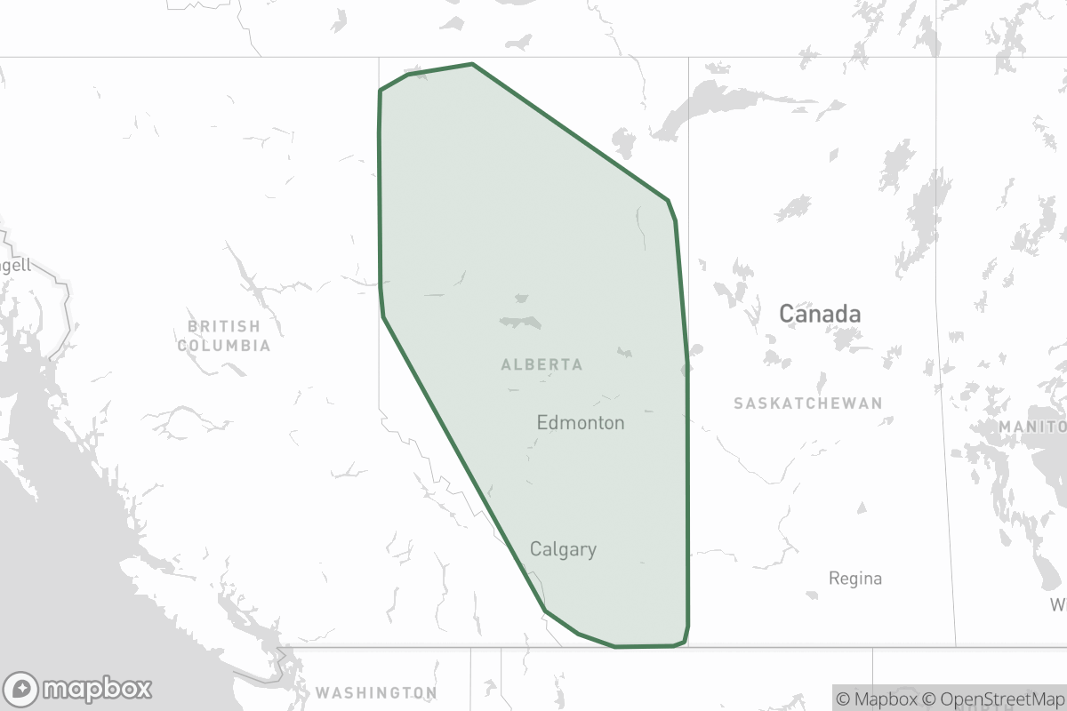 Boundary map of Suncor Energy Inc.