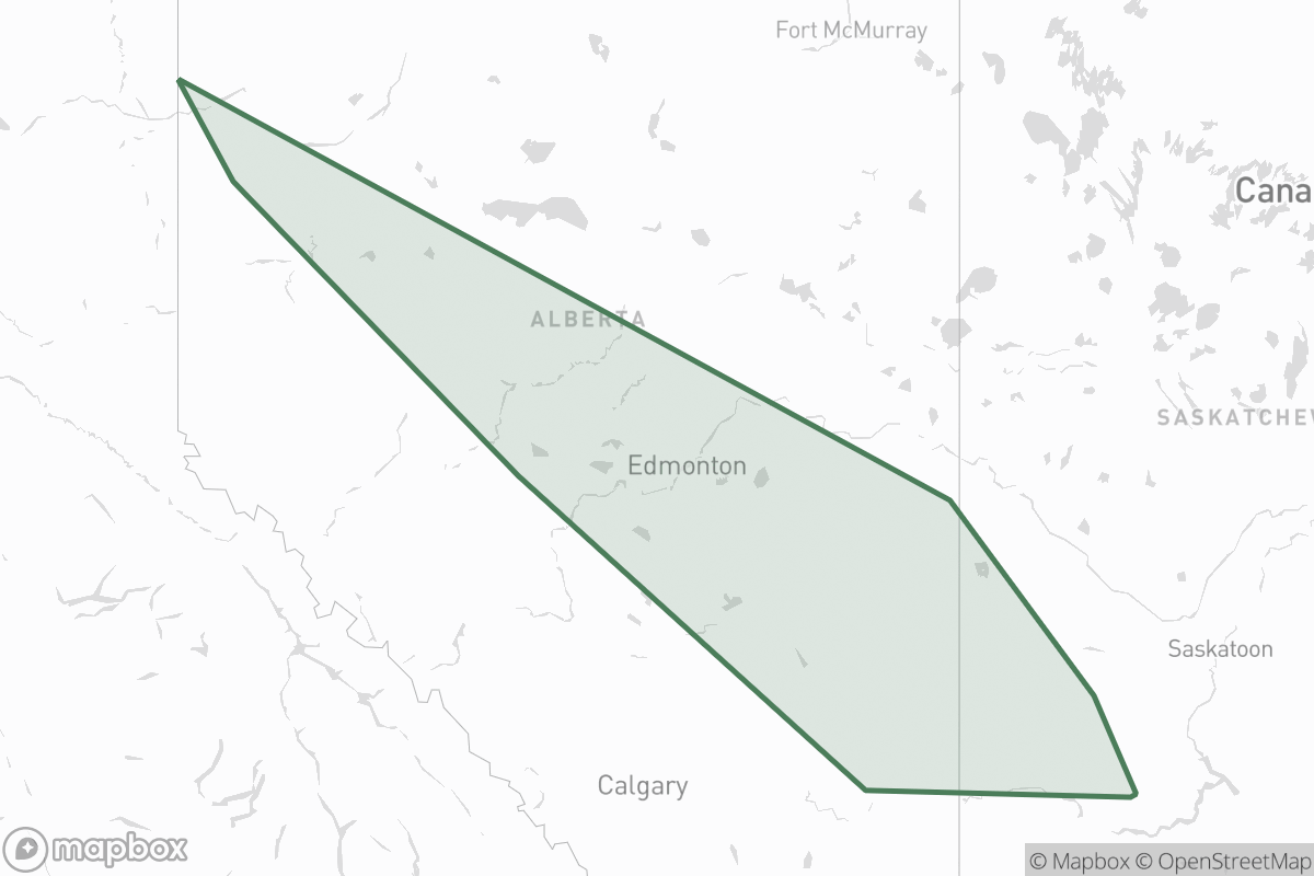 Boundary map of Teine Energy Ltd.