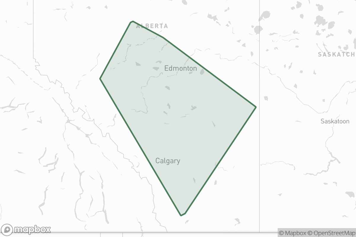 Map of Trident Exploration (Alberta) Corp.