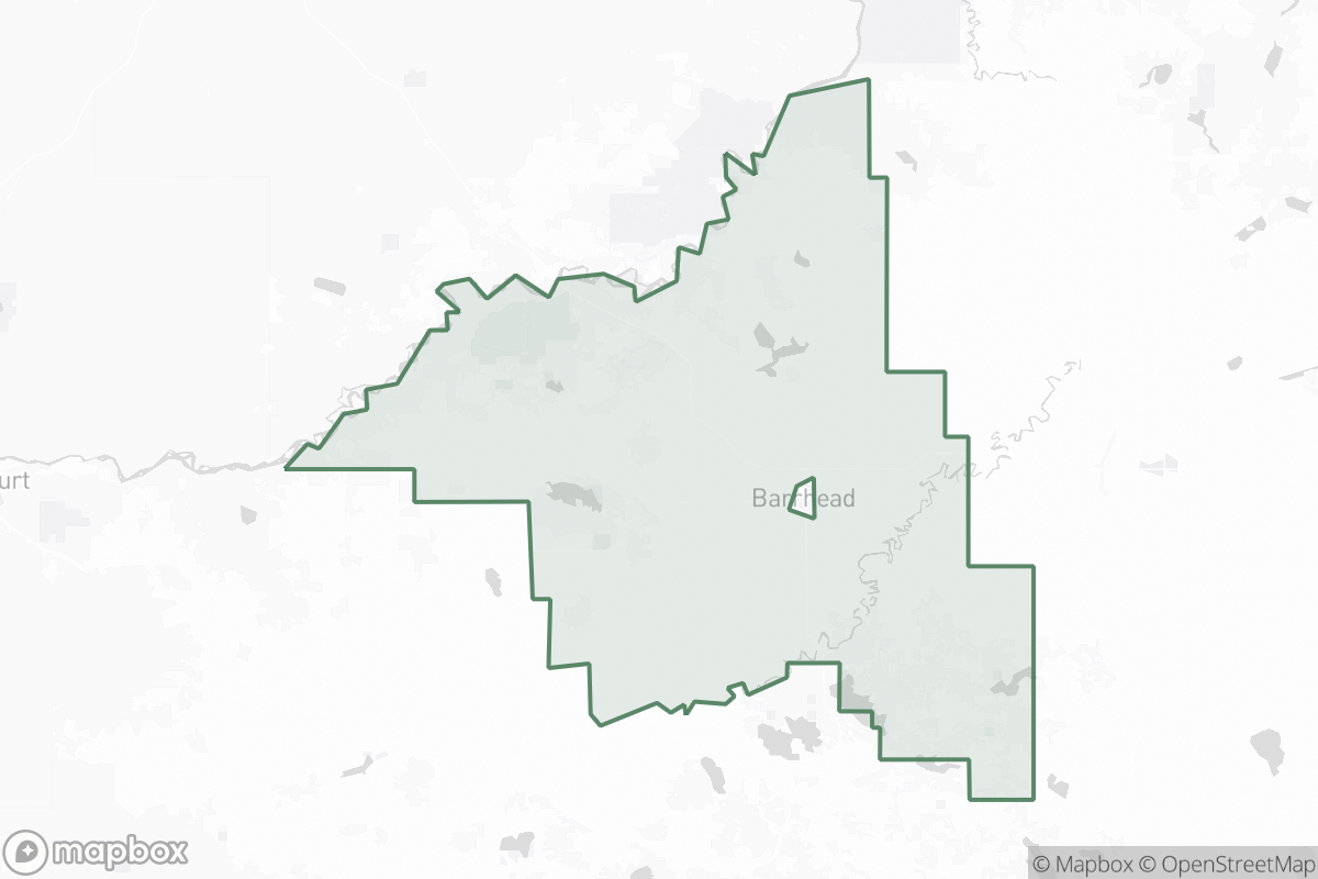 Map of Barrhead County No. 11
