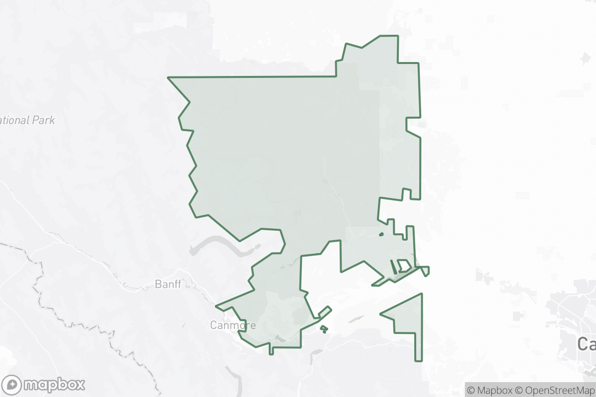 Map of Bighorn No. 8