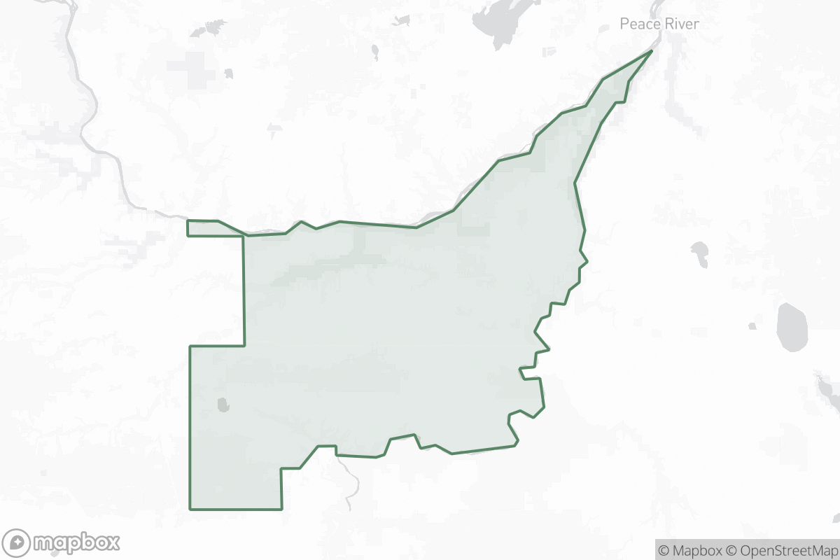 Map of Birch Hills County