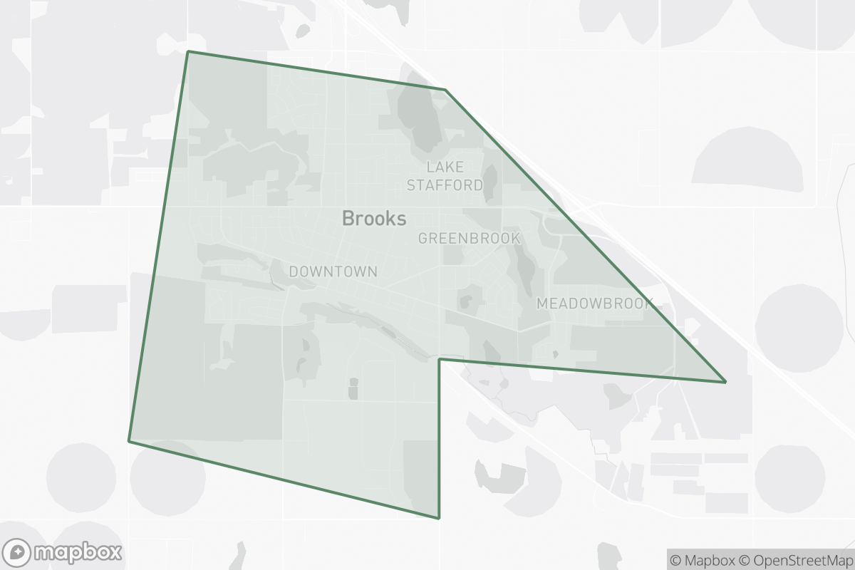 Map of Brooks