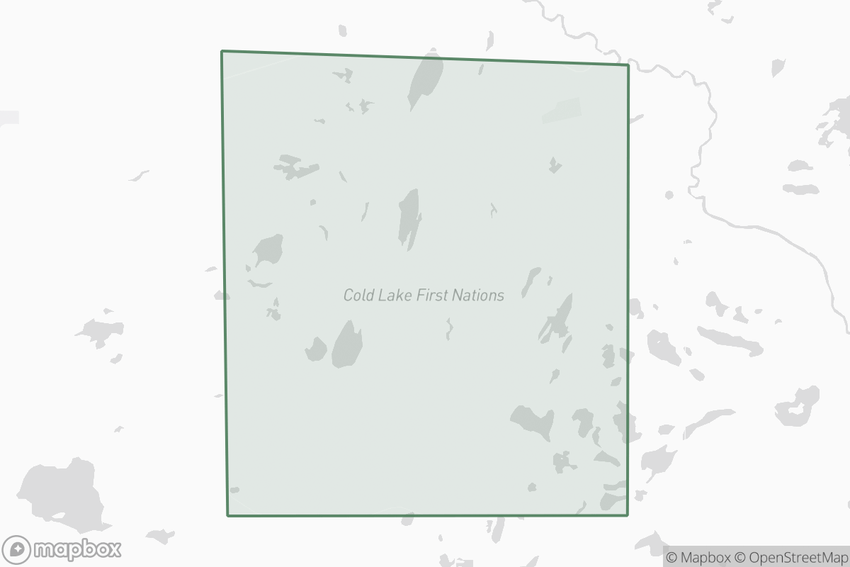 Map of Cold Lake 149