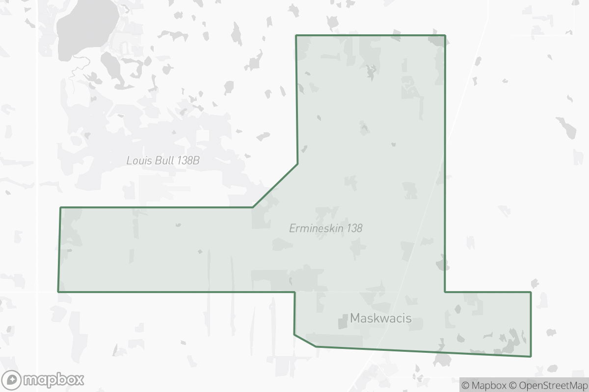 Map of Ermineskin 138