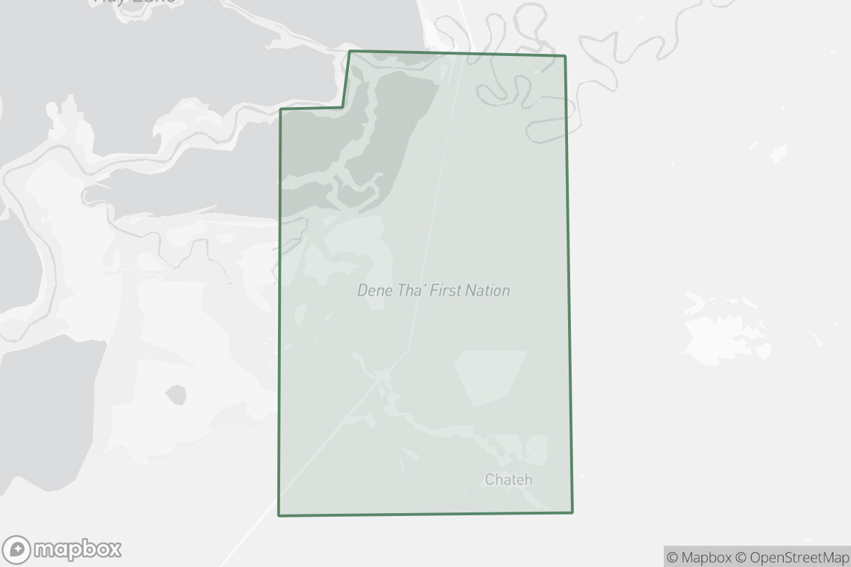 Map of Hay Lake 209