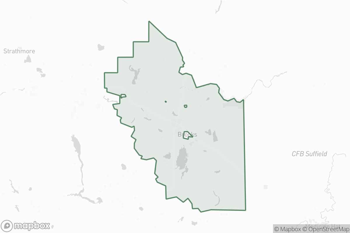 Map of Newell County