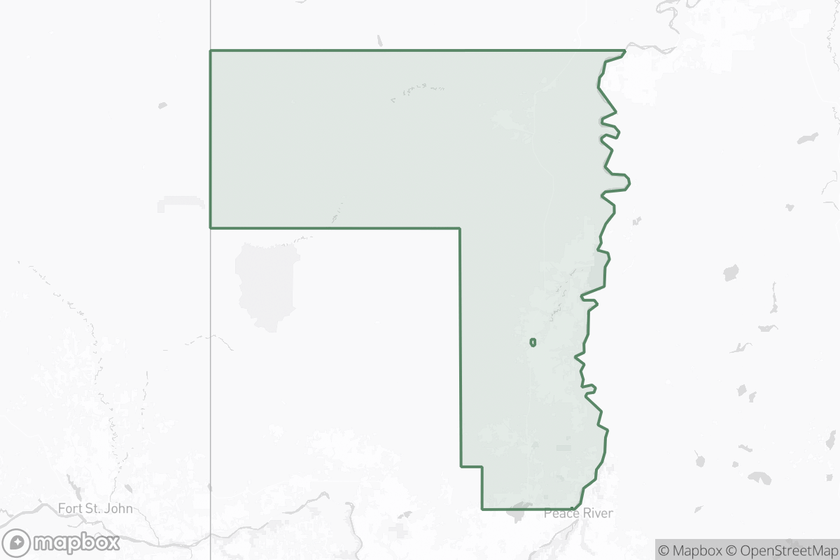 Map of Northern Lights County