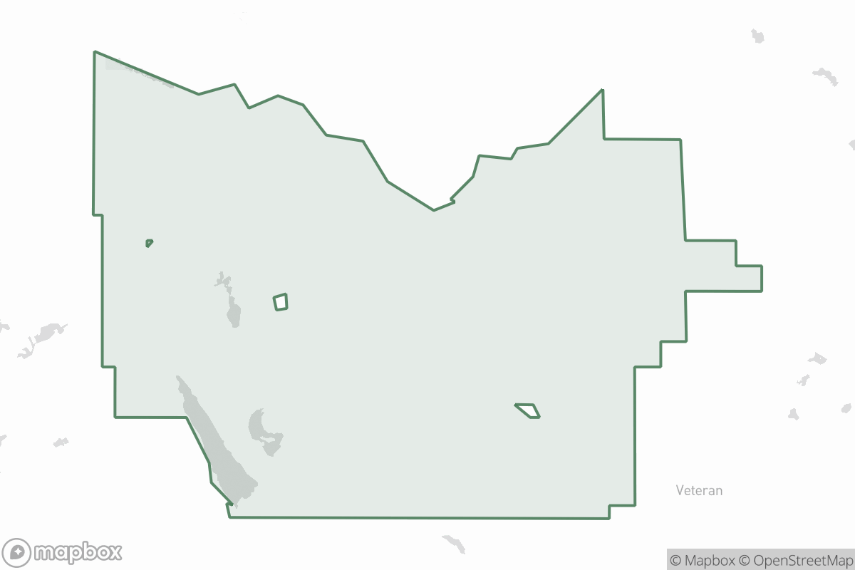 Map of Paintearth County No. 18