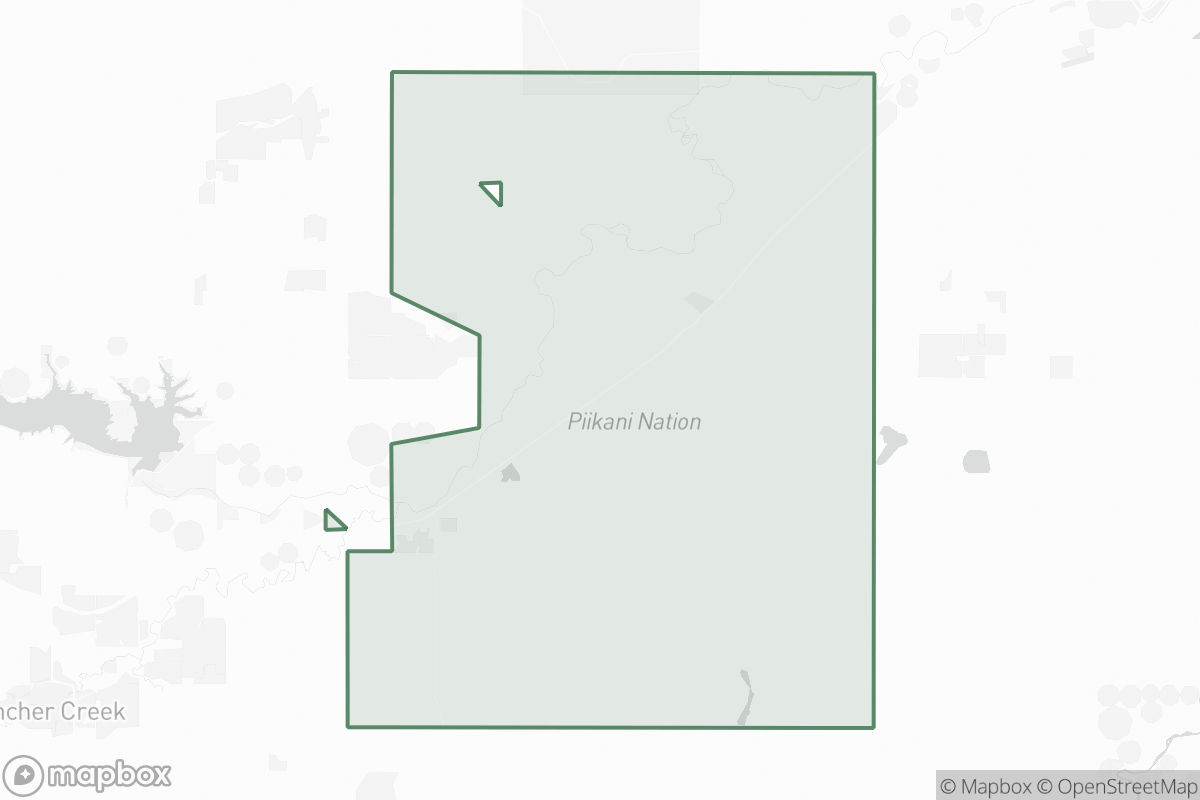 Map of Piikani 147