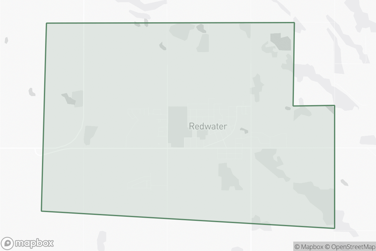 Map of Redwater