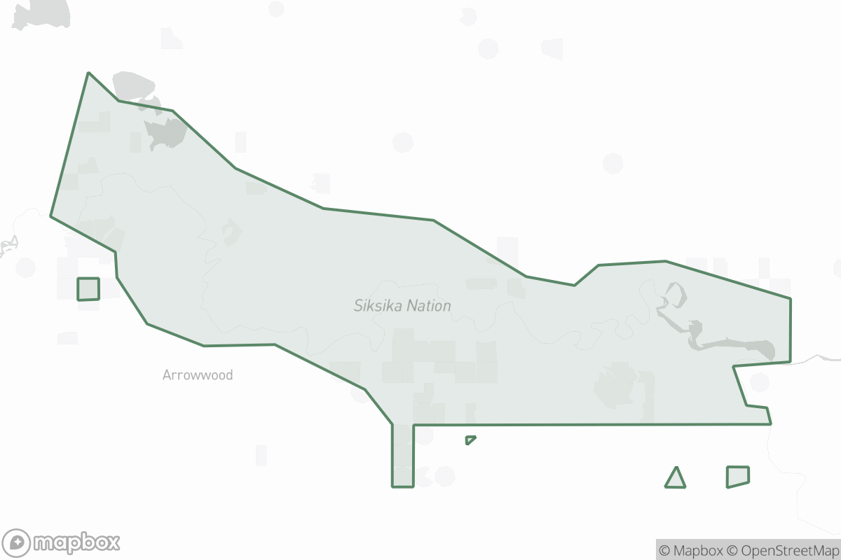 Map of Siksika 146