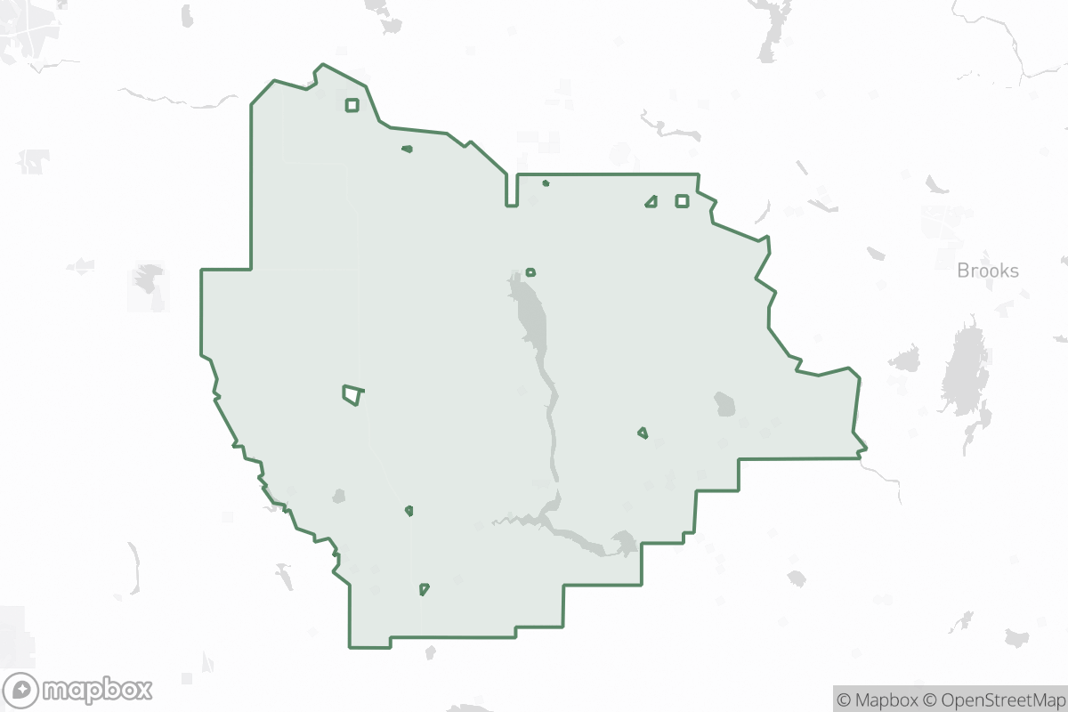 Map of Vulcan County